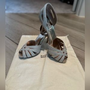 Badgley Mishka wedding shoes SZ 9